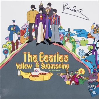 Paul McCartney Autographed The Beatles "Yellow Submarine" Album Cover (PSA/DNA)